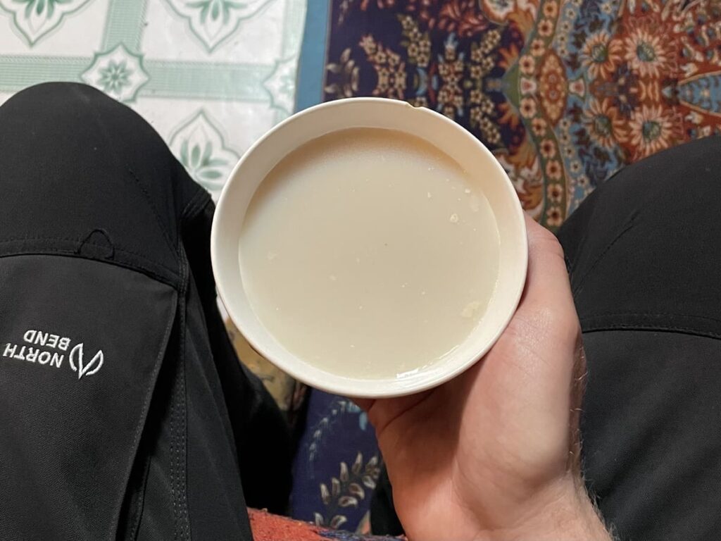 Mongolian milk tea