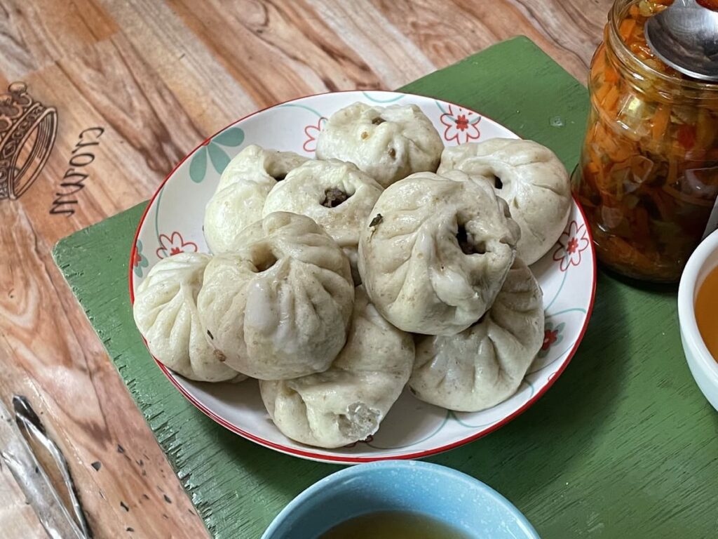 Buuz dumplings