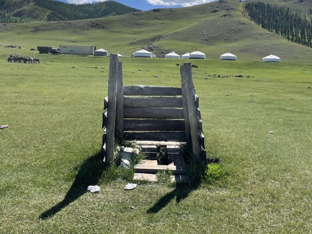 Mongolian toilet